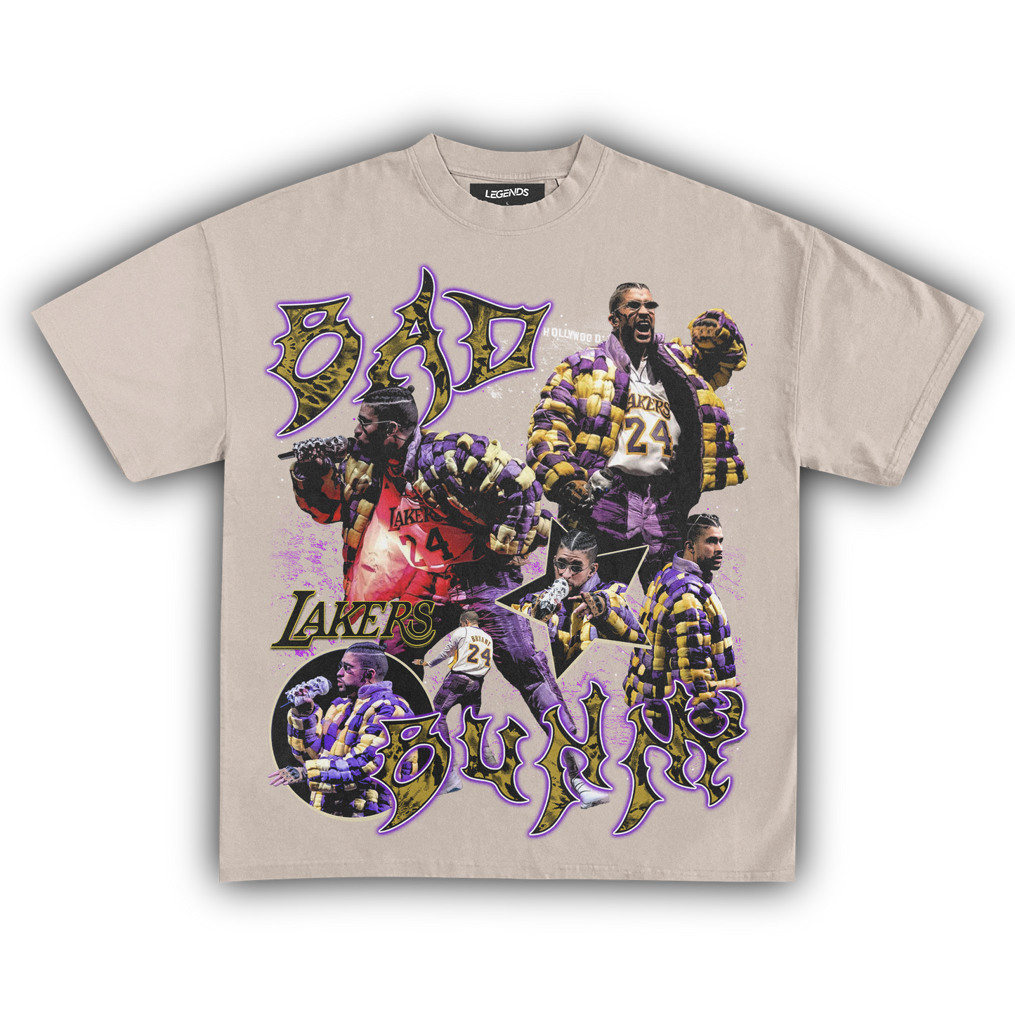 BAD BUNNY LAKERS TEE
