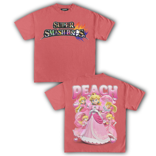 SUPER SMASH BROS PEACH TEE (Double)
