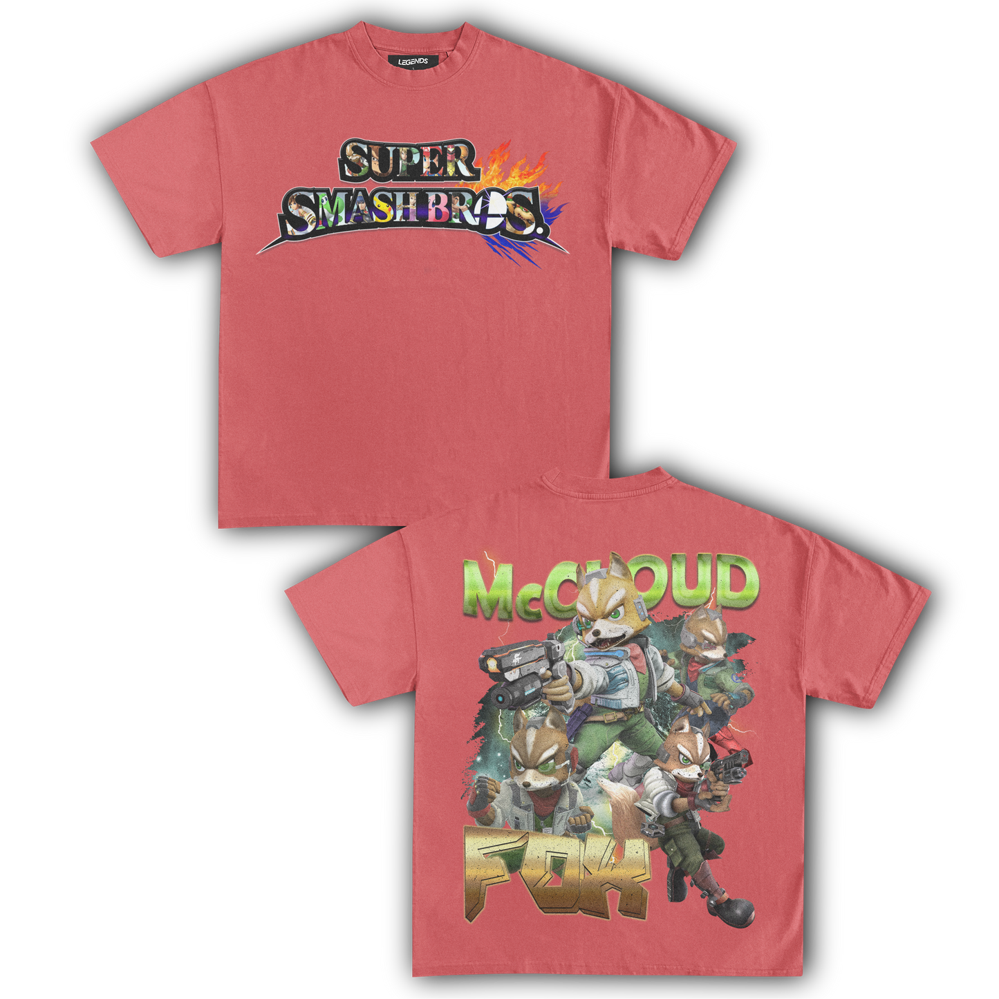 SUPER SMASH BROS FOX TEE (Double)