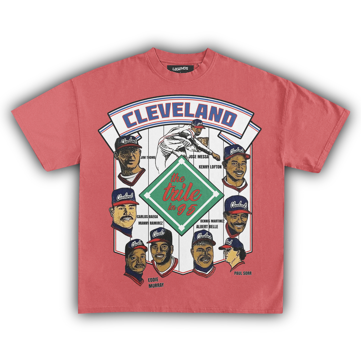 CLEVELAND INDIANS '95 VINTAGE TEE