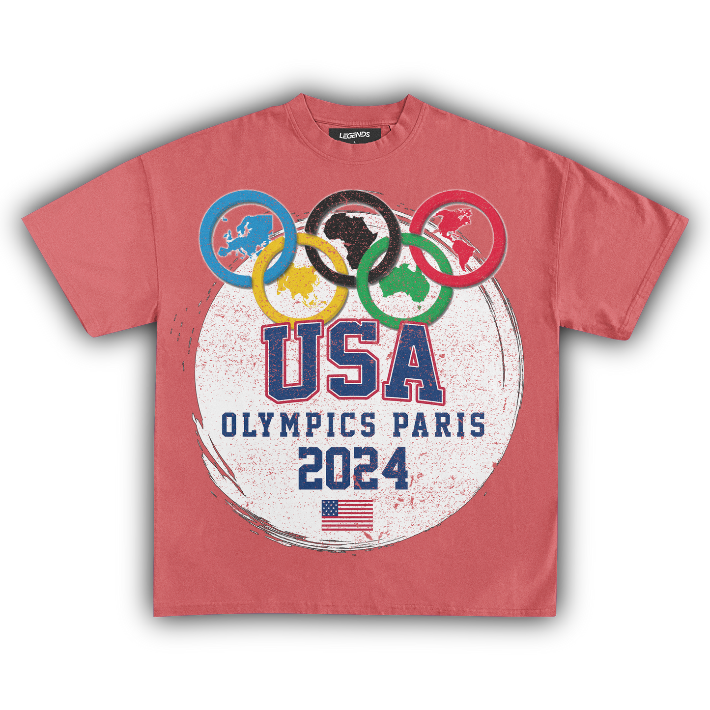 USA PARIS GAMES '24 VINTAGE TEE (Vol. 1)