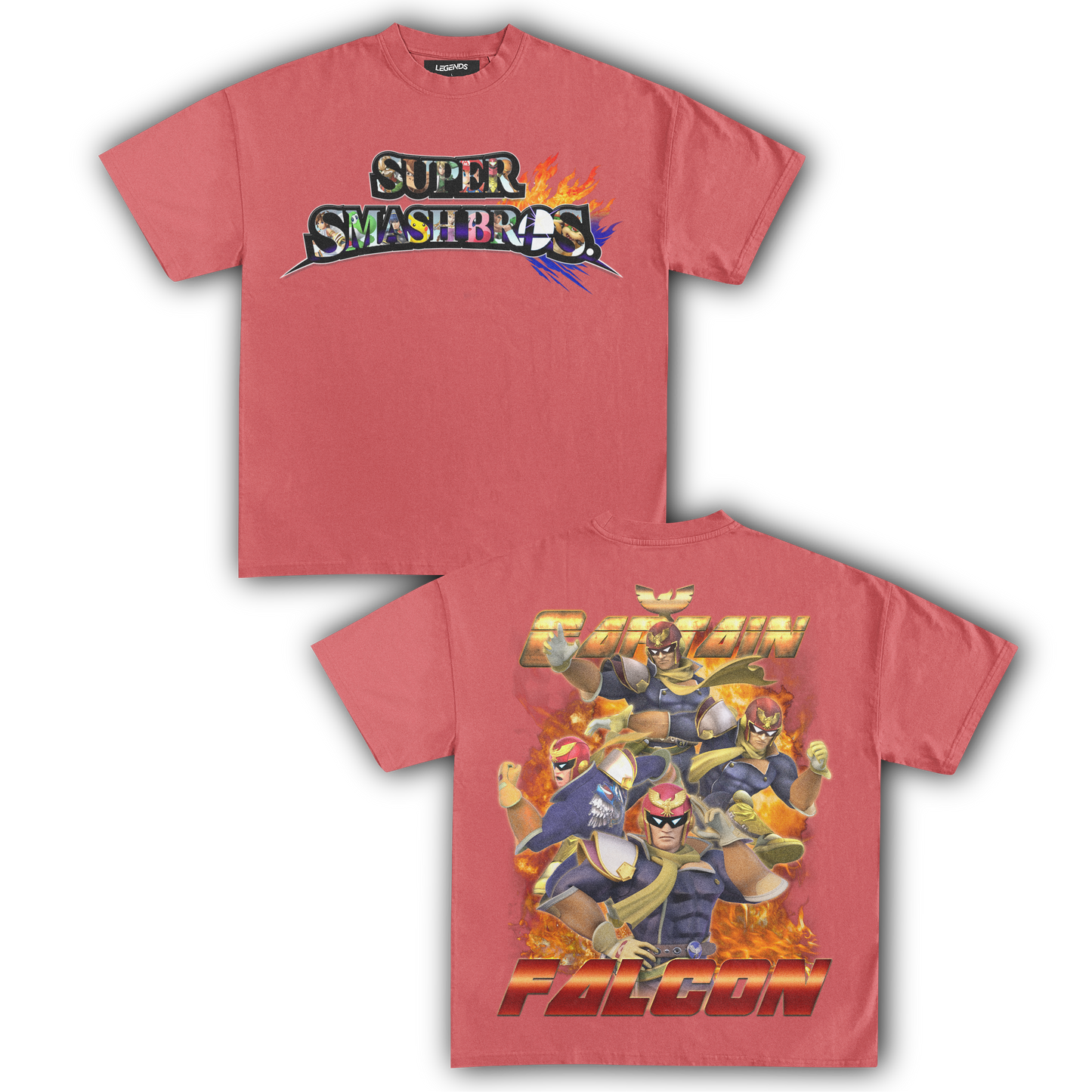 SUPER SMASH BROS CAPTAIN FALCON TEE (Double)