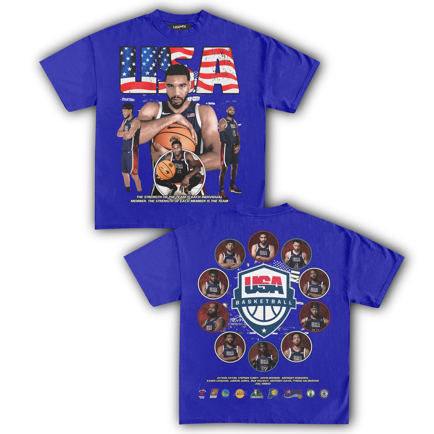 USA BASKETBALL TEAM '24 TEE