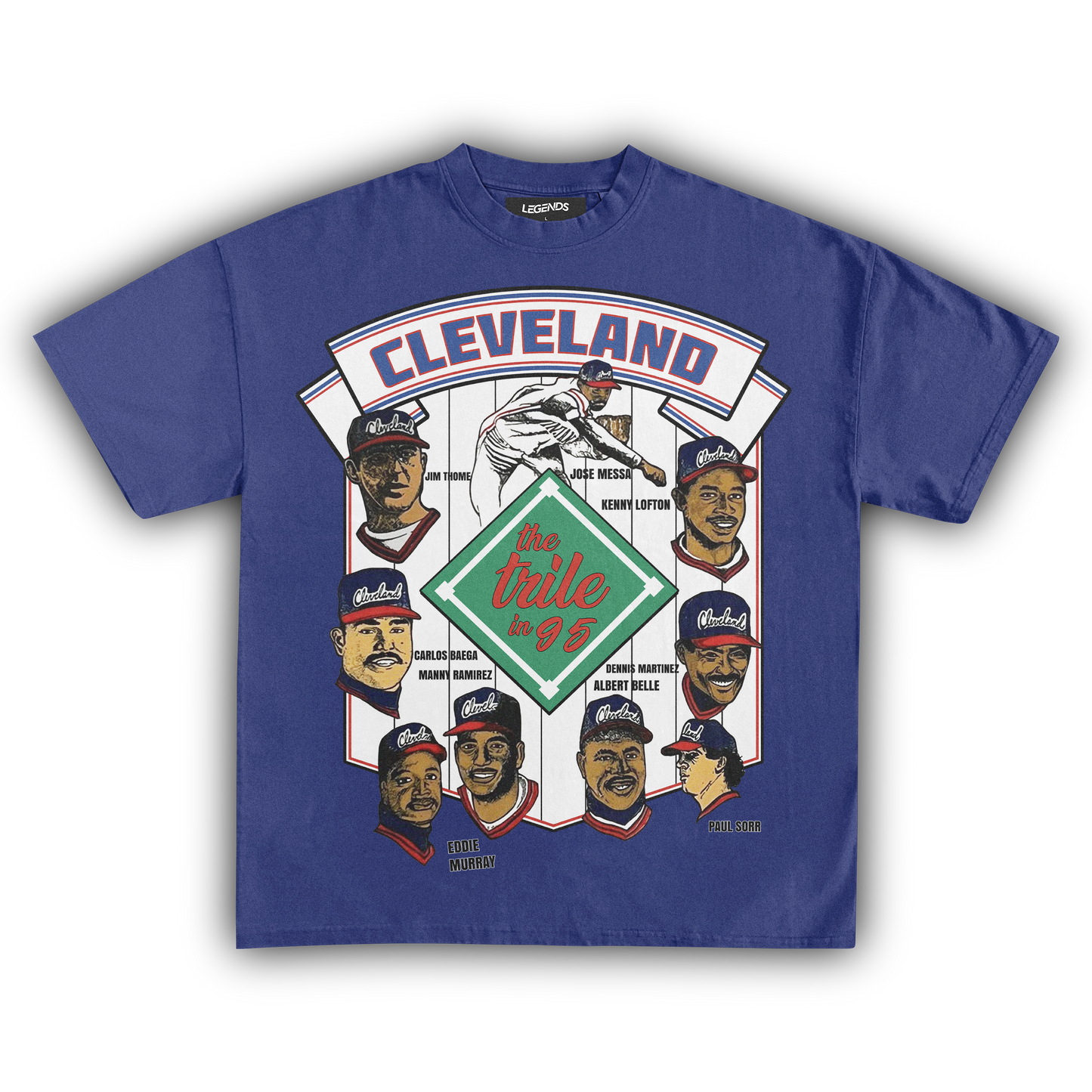 CLEVELAND INDIANS '95 VINTAGE TEE