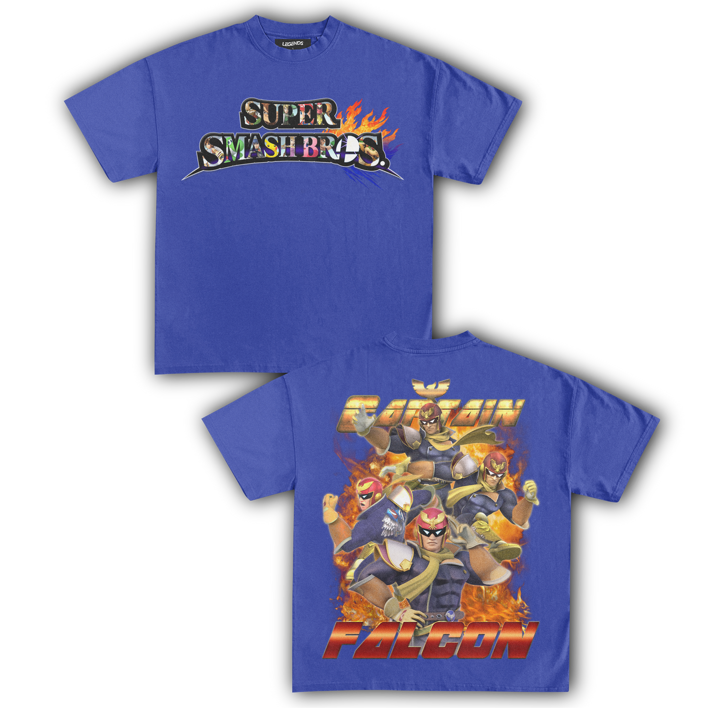 SUPER SMASH BROS CAPTAIN FALCON TEE (Double)