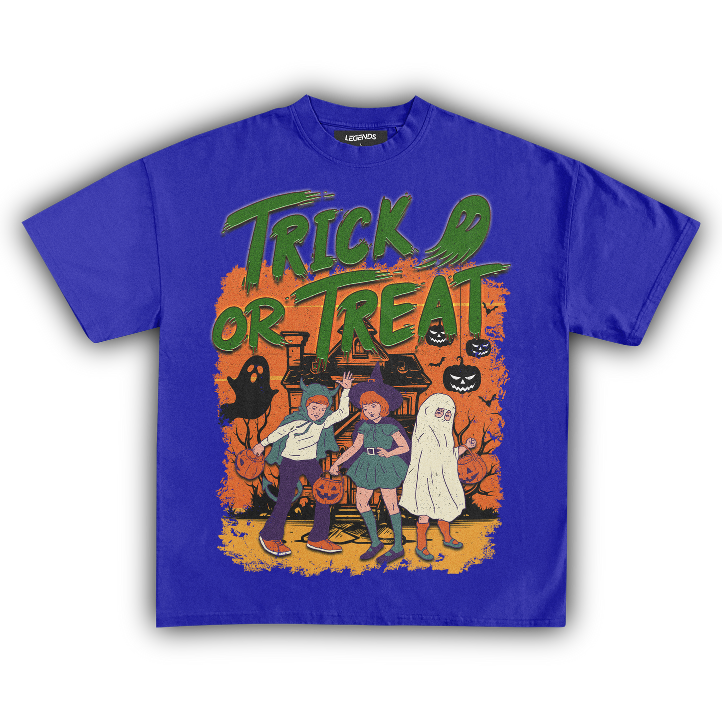 TRICK OR TREAT HALLOWEEN VINTAGE TEE