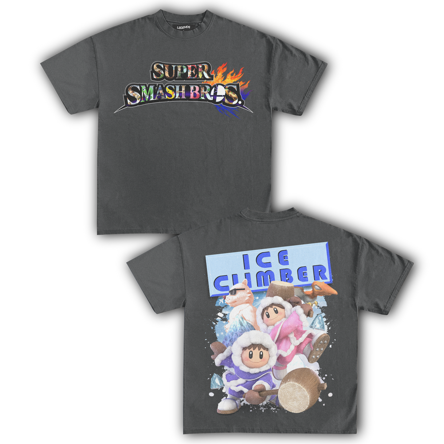 SUPER SMASH BROS ICE CLIMBER TEE (Double)