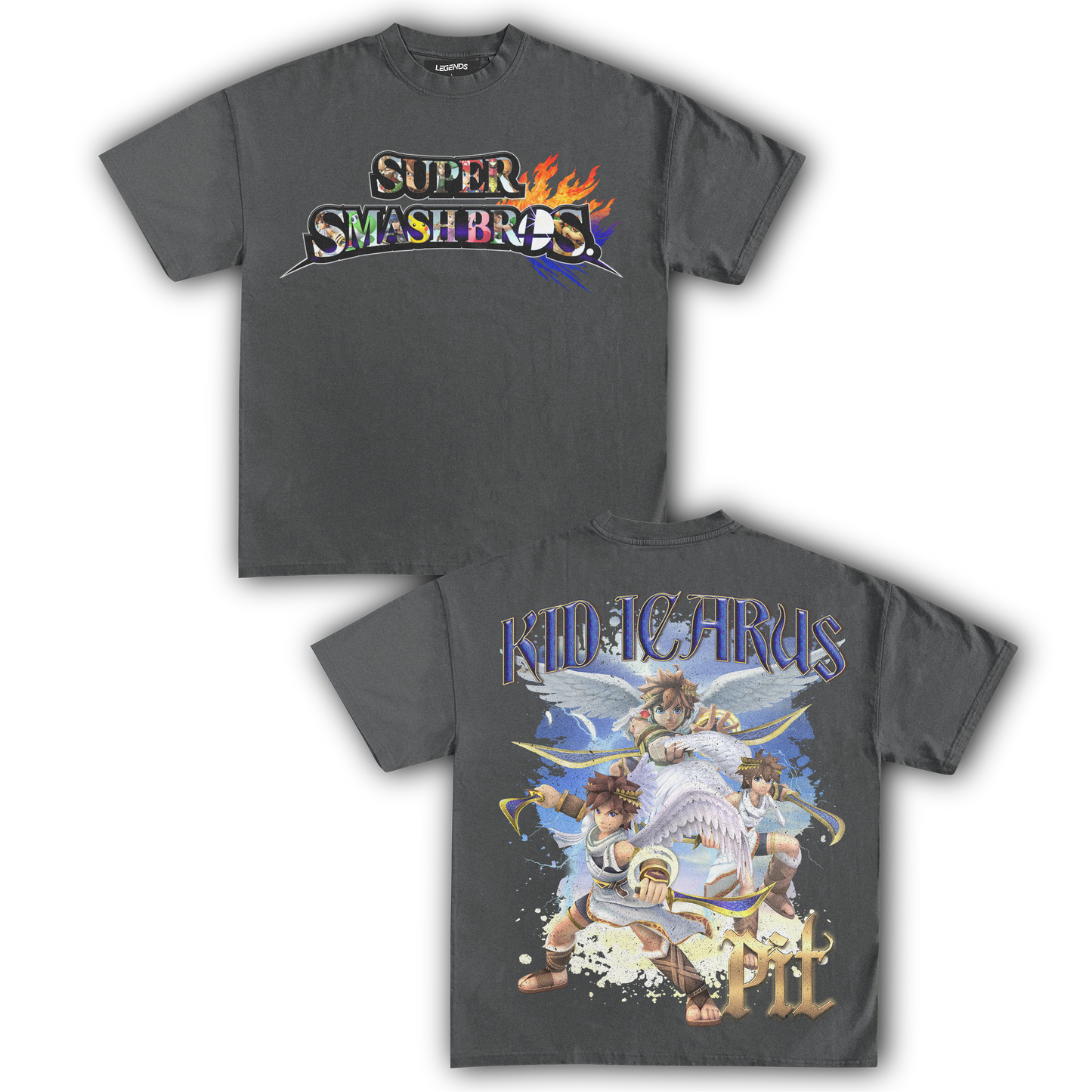 SUPER SMASH BROS KID ICARUS TEE (Double)