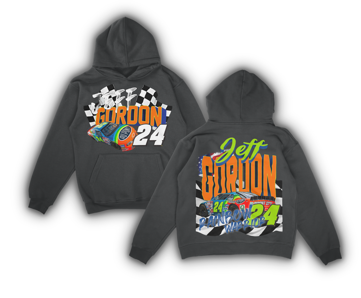 JEFF GORDON RAINBOW WARRIOR HOODIE