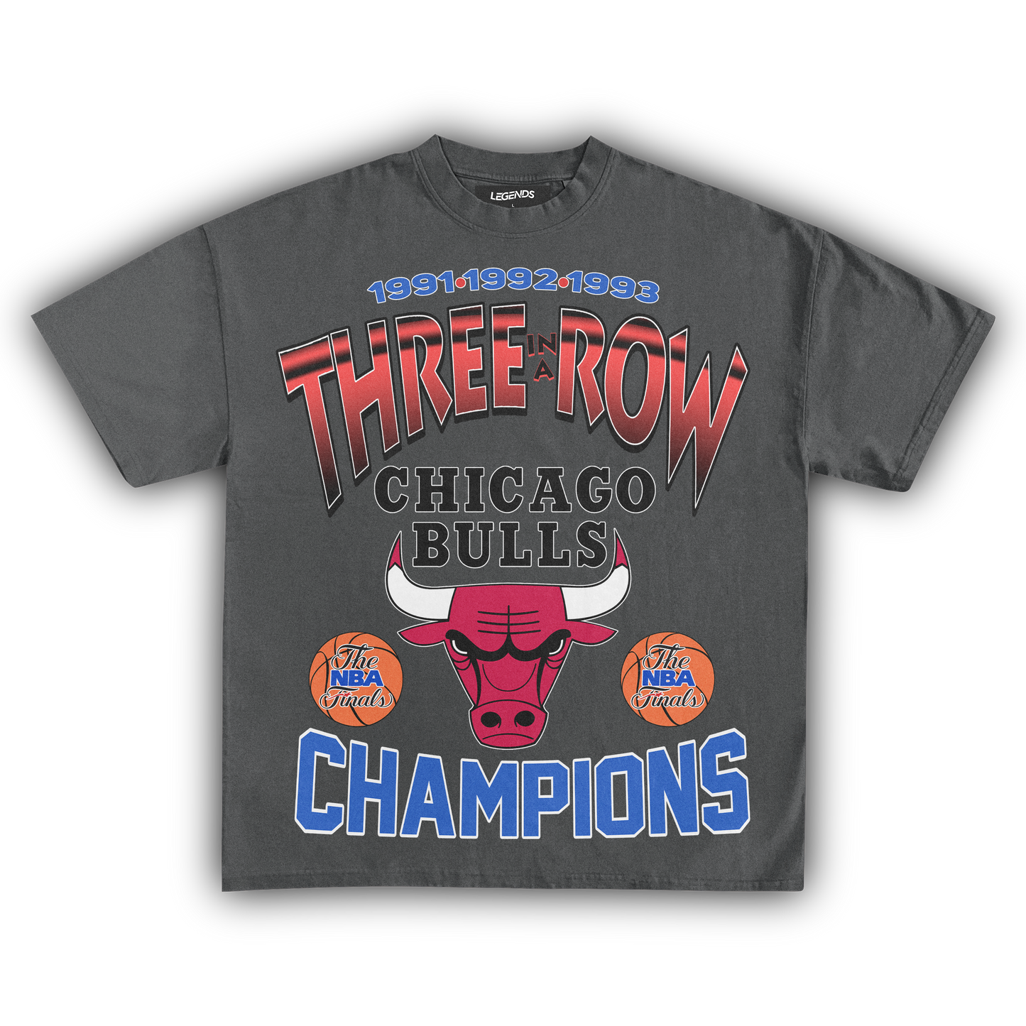 CHICAGO BULLS THREE-PEAT TEE