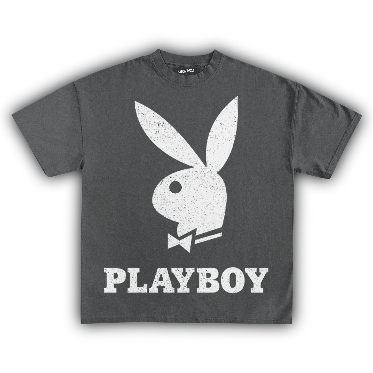 PLAYBOY BUNNY TEE (White Print)