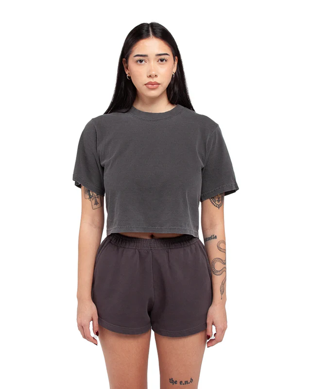 CROP TOP HEAVYWEIGHT TEE (Shadow)