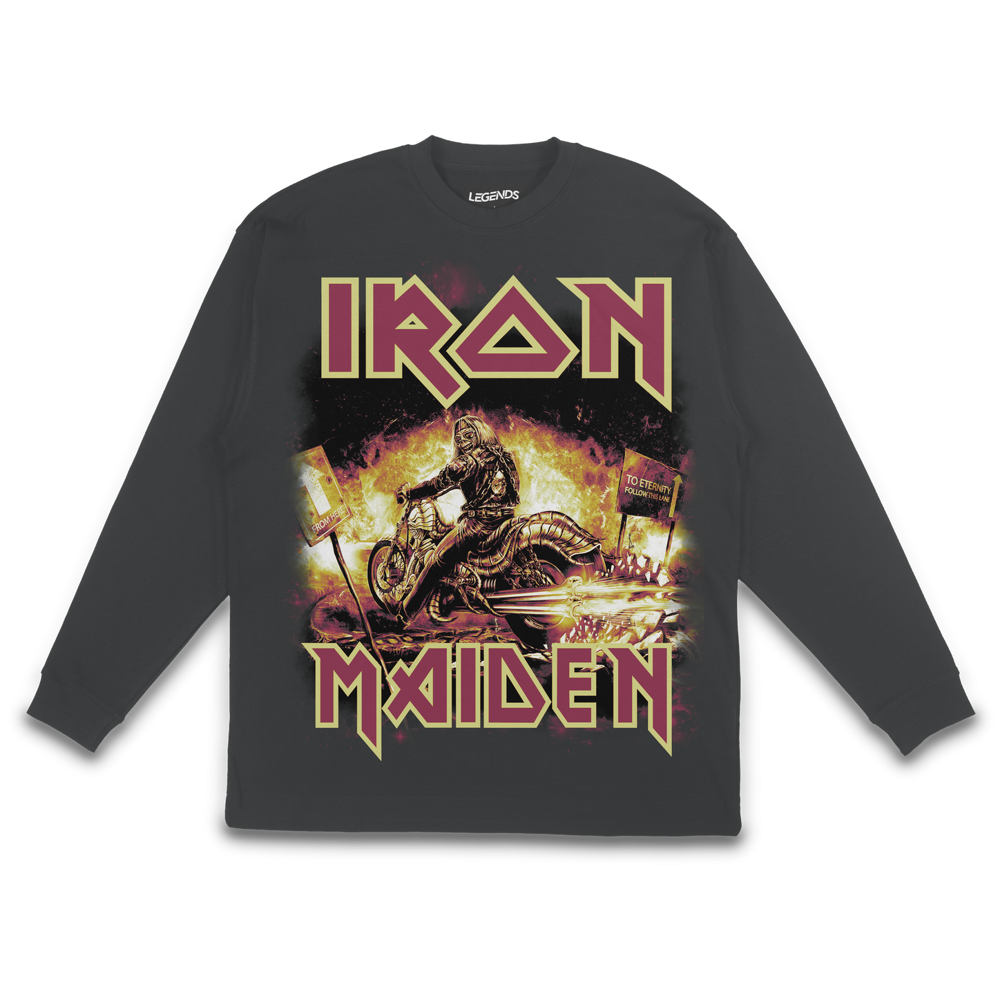 IRON MAIDEN LONG SLEEVE TEE