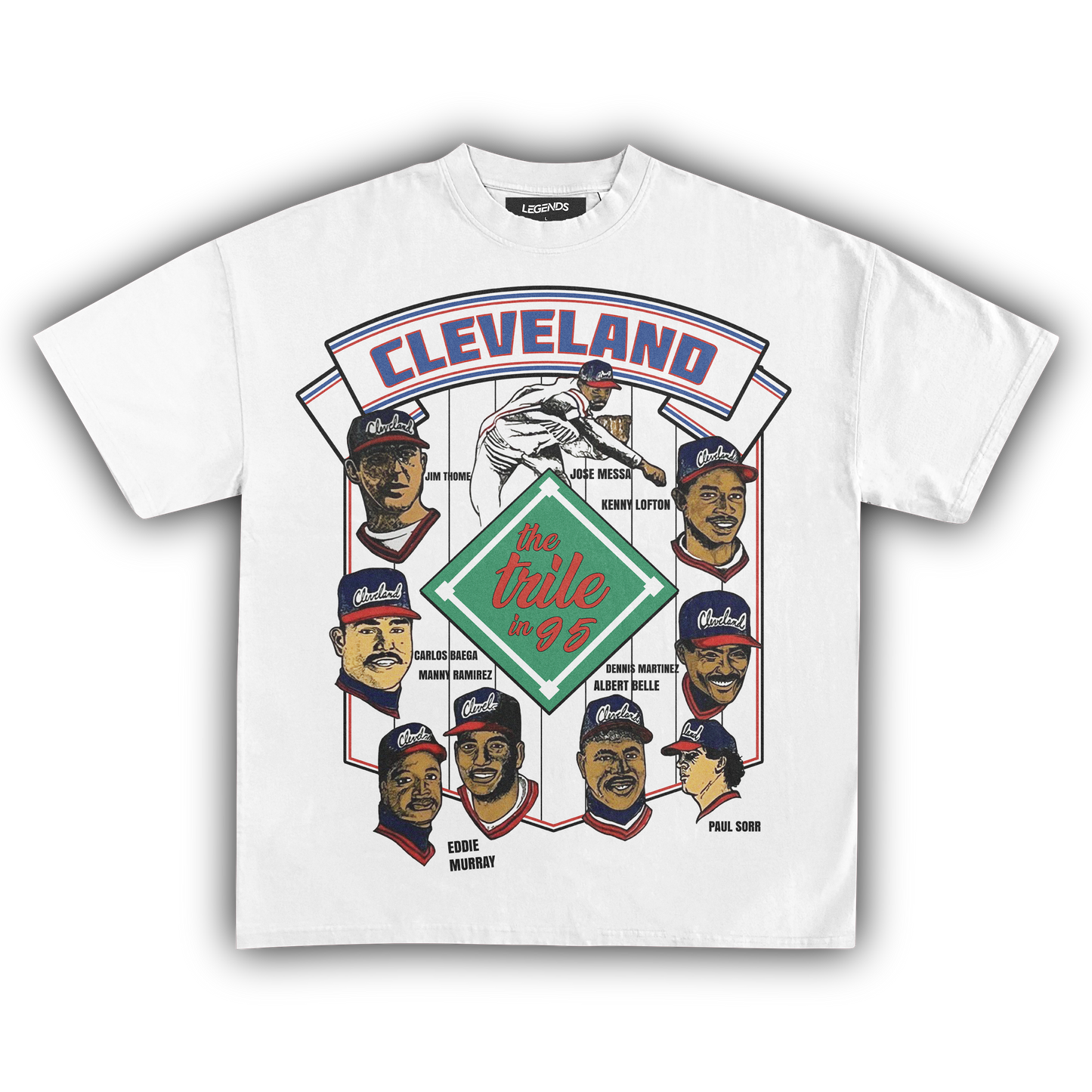CLEVELAND INDIANS '95 VINTAGE TEE
