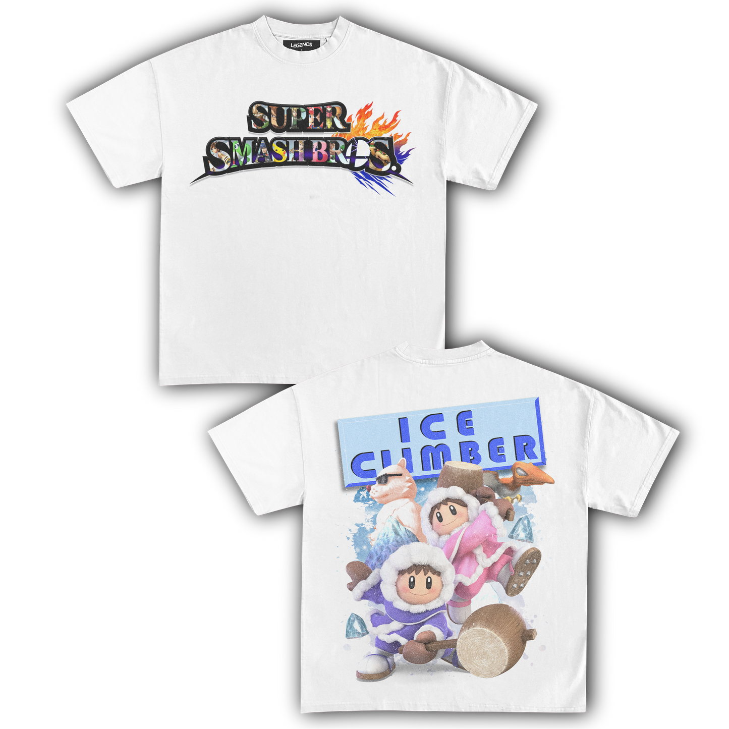 SUPER SMASH BROS ICE CLIMBER TEE (Double)