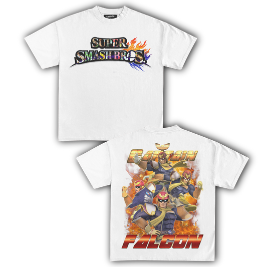 SUPER SMASH BROS CAPTAIN FALCON TEE (Double)