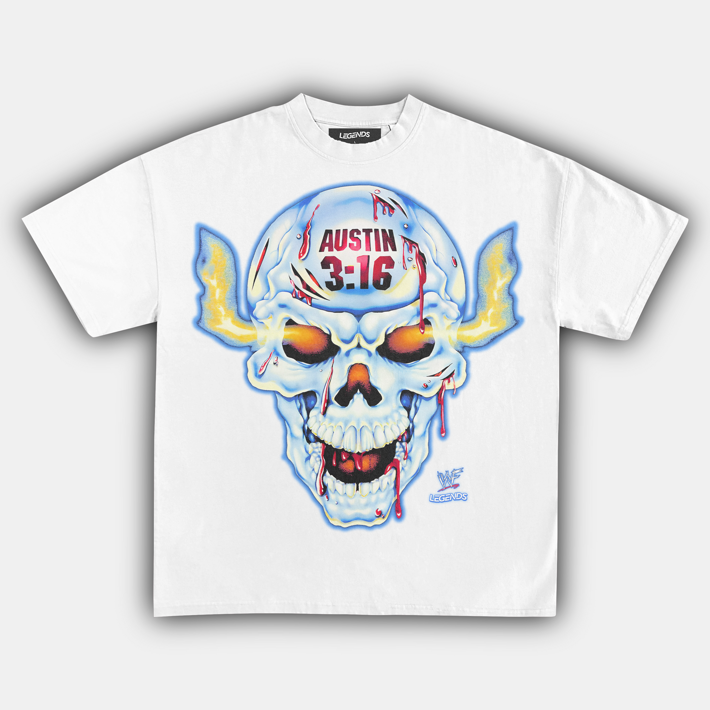AUSTIN 3:16 BROKEN SKULL TEE