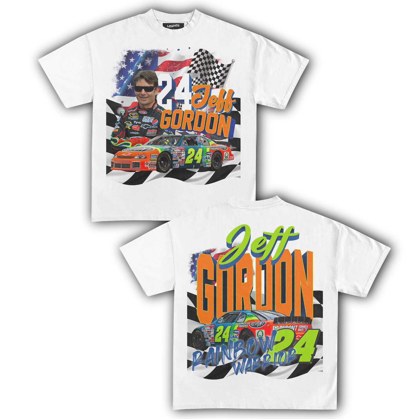 JEFF GORDON RAINBOW WARRIOR TEE