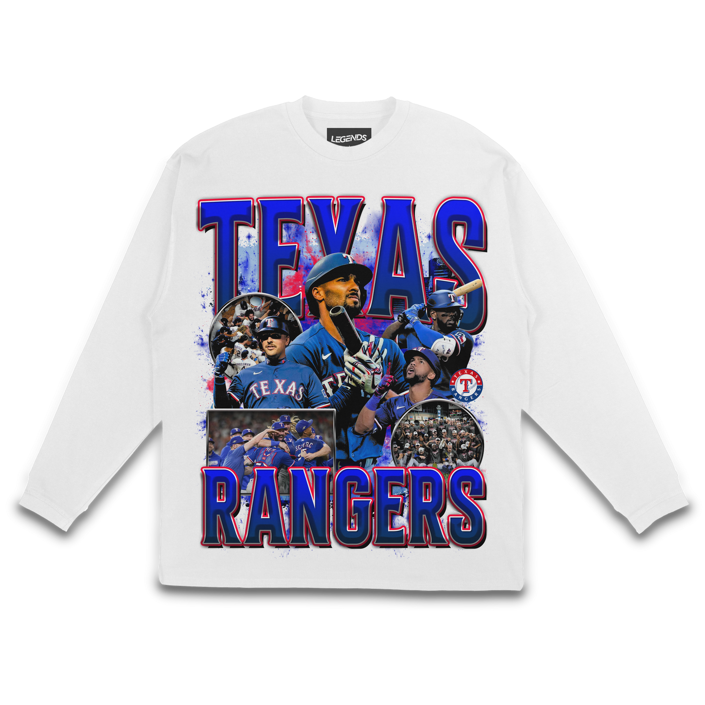 TEXAS RANGERS LONG SLEEVE TEE