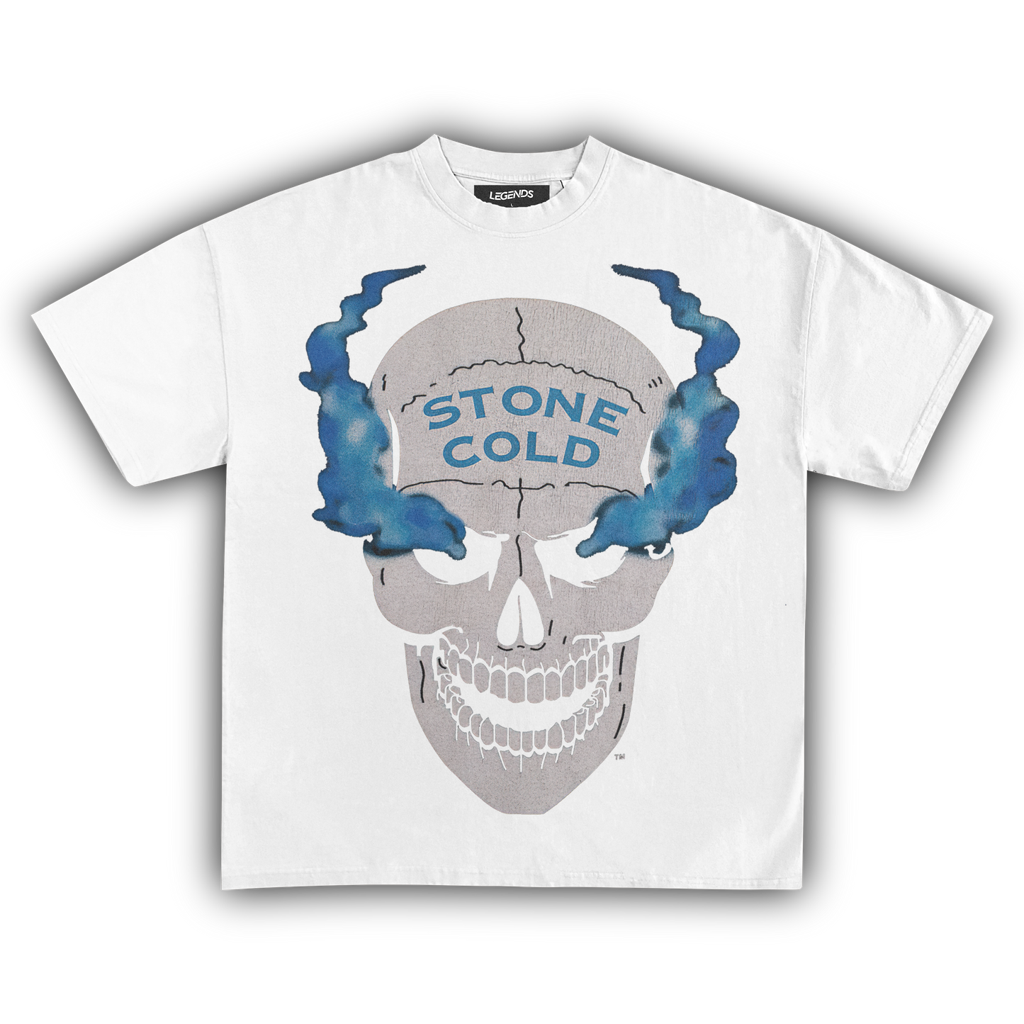 STONE COLD BROKEN SKULL TEE