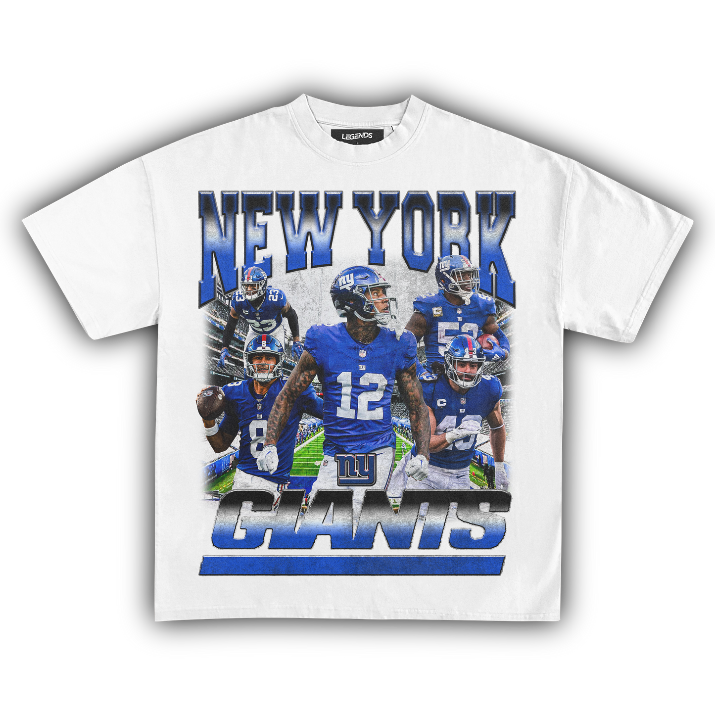 NY GIANTS VINTAGE TEE