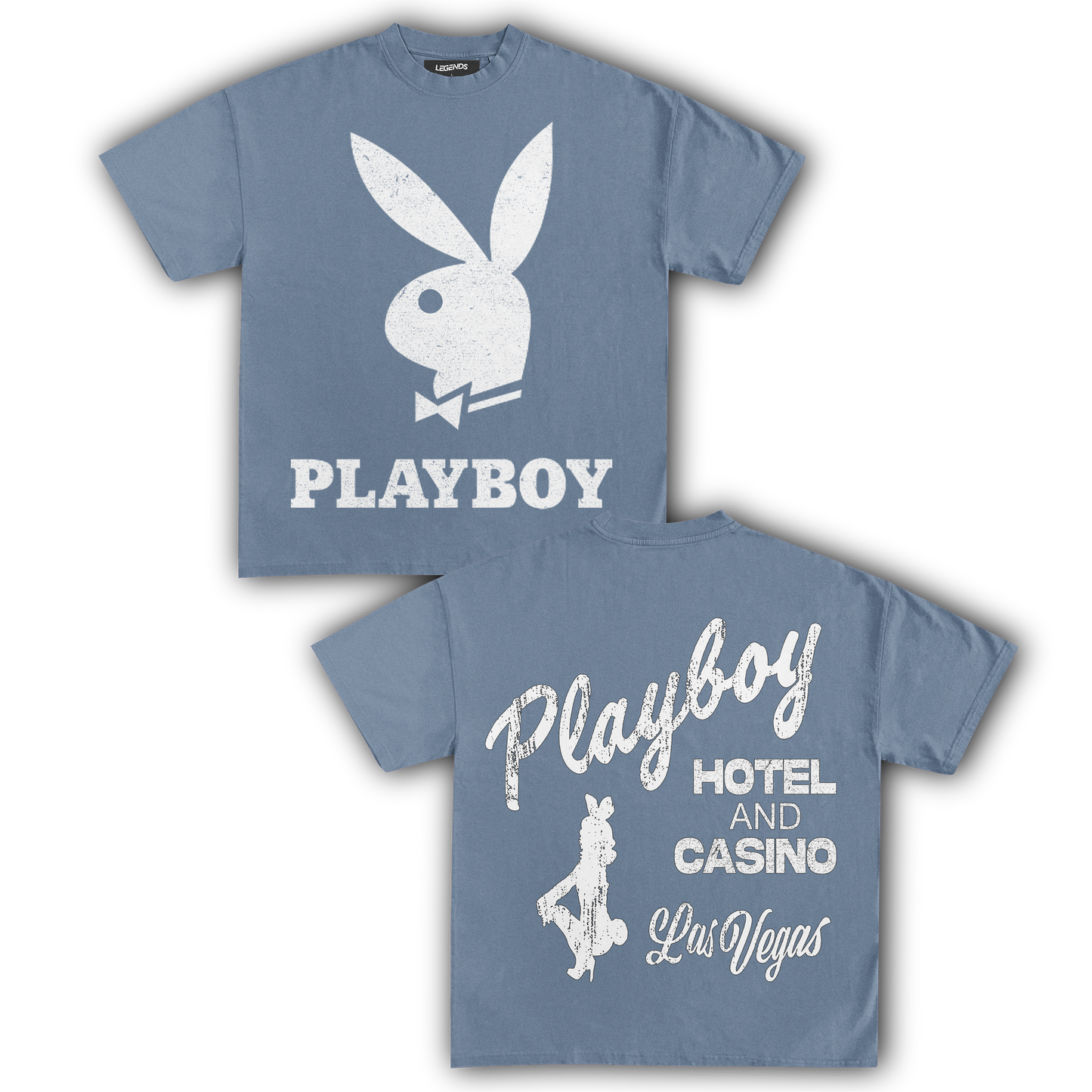PLAYBOY BUNNY HOTEL & CASINO TEE (Version 2 / Double Sided)