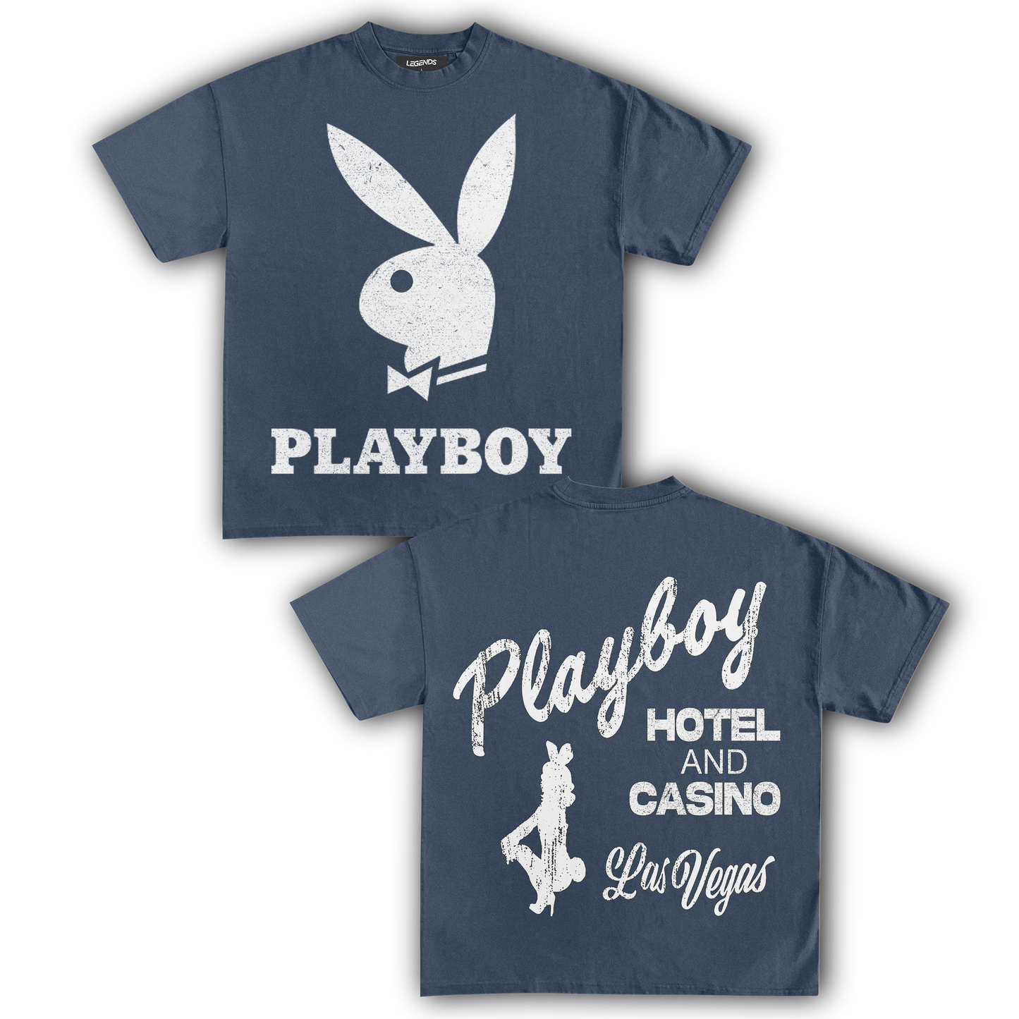 PLAYBOY BUNNY HOTEL & CASINO TEE (Version 2 / Double Sided)