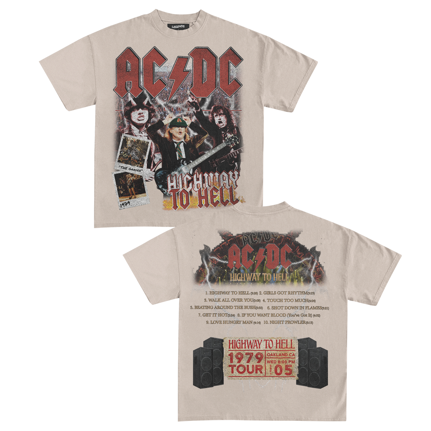 ACDC HIGHWAY TO HELL TEE