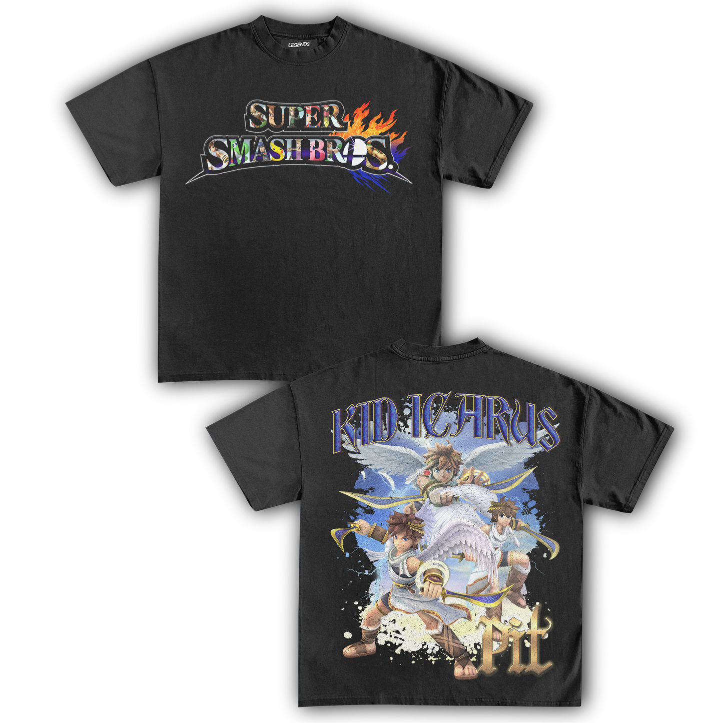 SUPER SMASH BROS KID ICARUS TEE (Double)