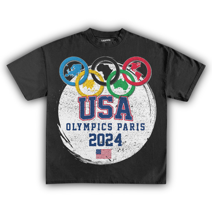 USA PARIS GAMES '24 VINTAGE TEE (Vol. 1)