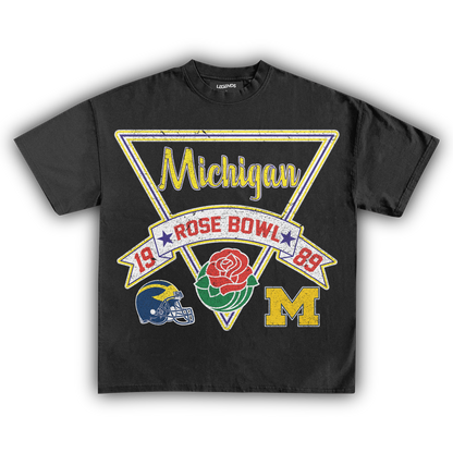 WOLVERINES VINTAGE 1989 ROSE BOWL TEE