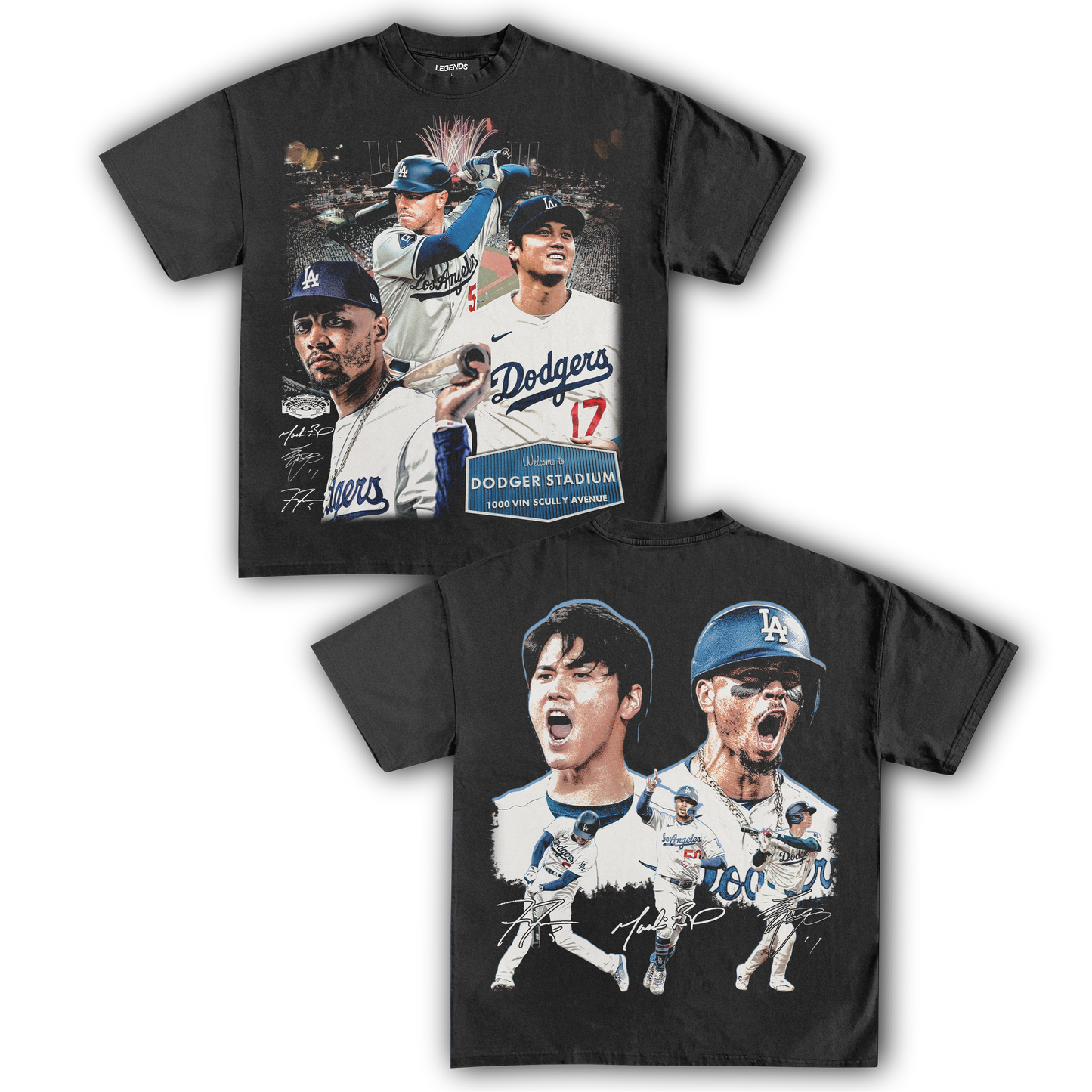 DODGERS TOP 3 MVP TEE (Double Sided)