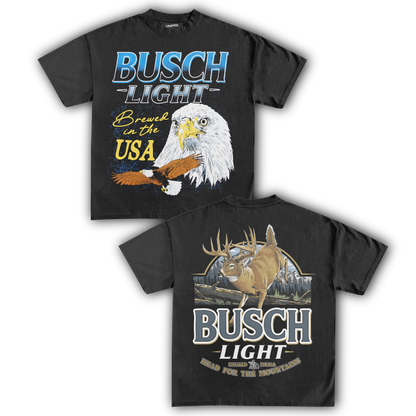 BUSCH LIGHT BREWED IN THE USA TEE (Double Sided)