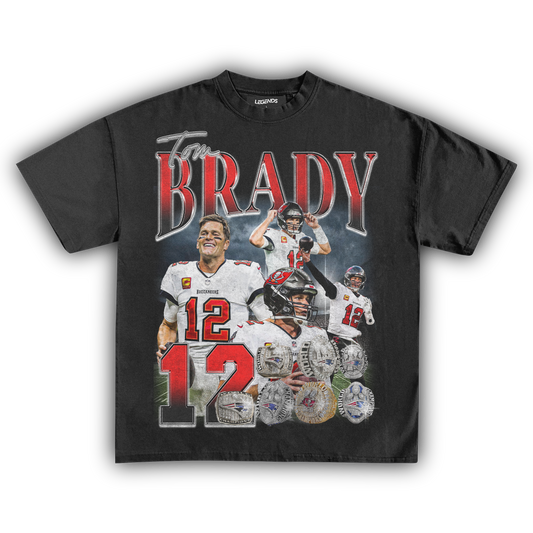 TOM BRADY 7 RINGS TEE