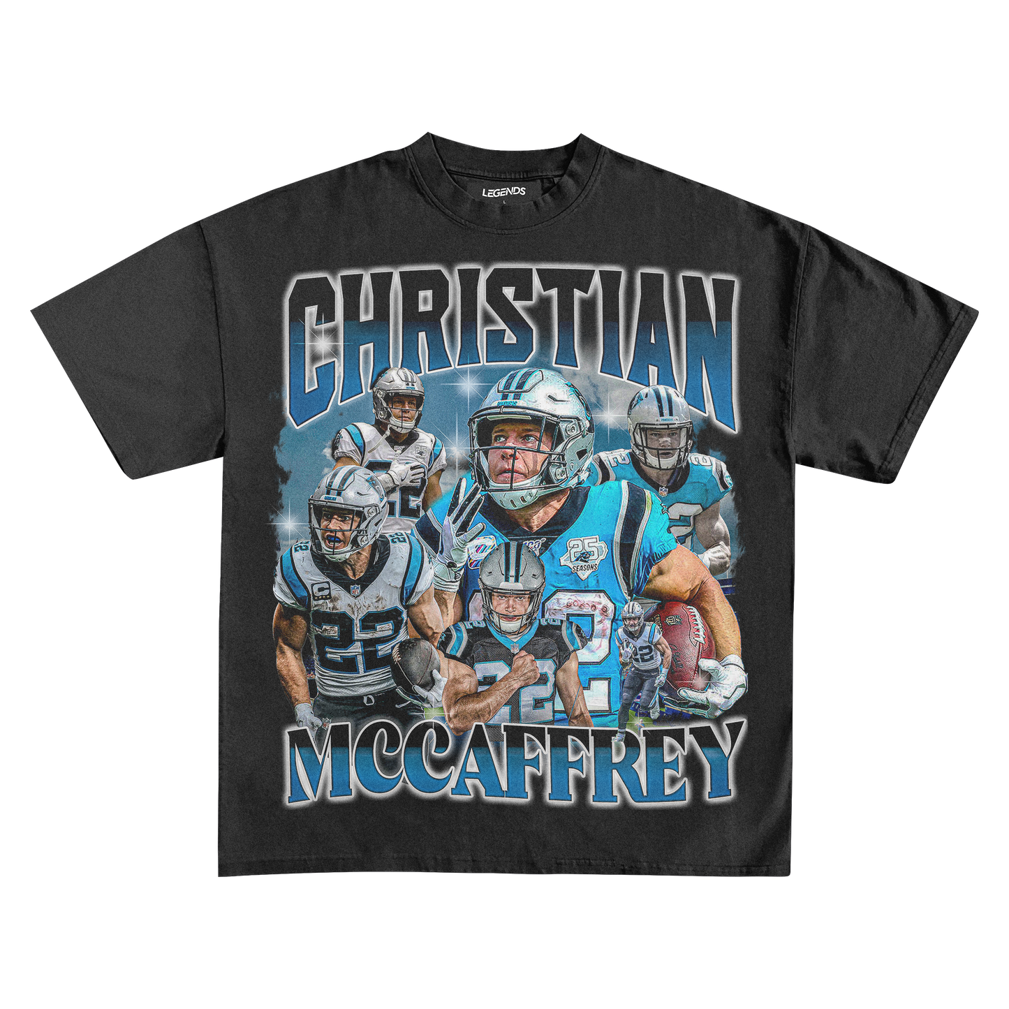 CHRISTIAN MCCAFFREY CAROLINA TEE