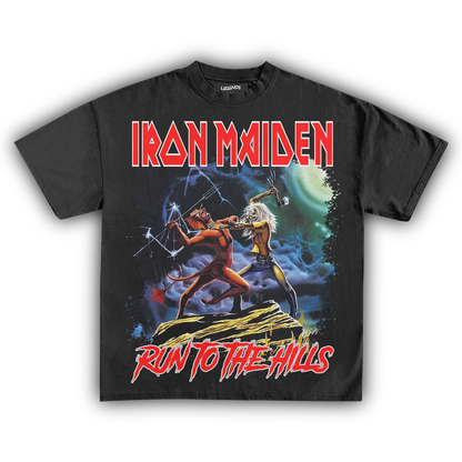 IRON MAIDEN RUN TO THE HILLS TEE