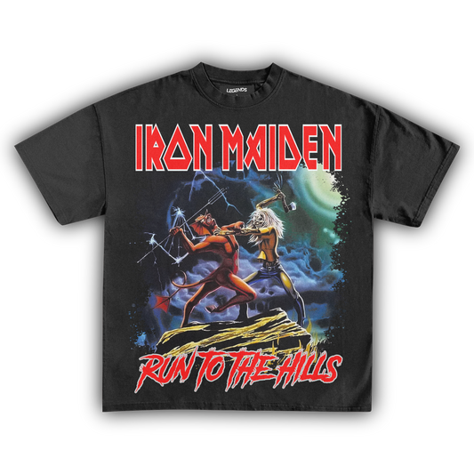 IRON MAIDEN RUN TO THE HILLS TEE