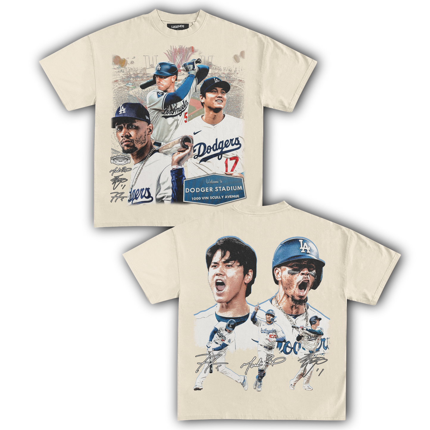 DODGERS TOP 3 MVP TEE (Double Sided)