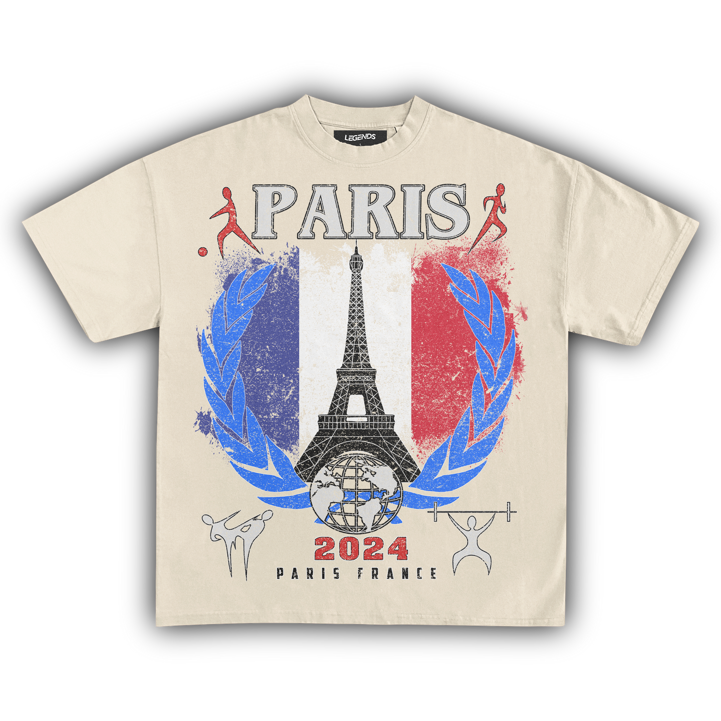 PARIS '24 VINTAGE TEE