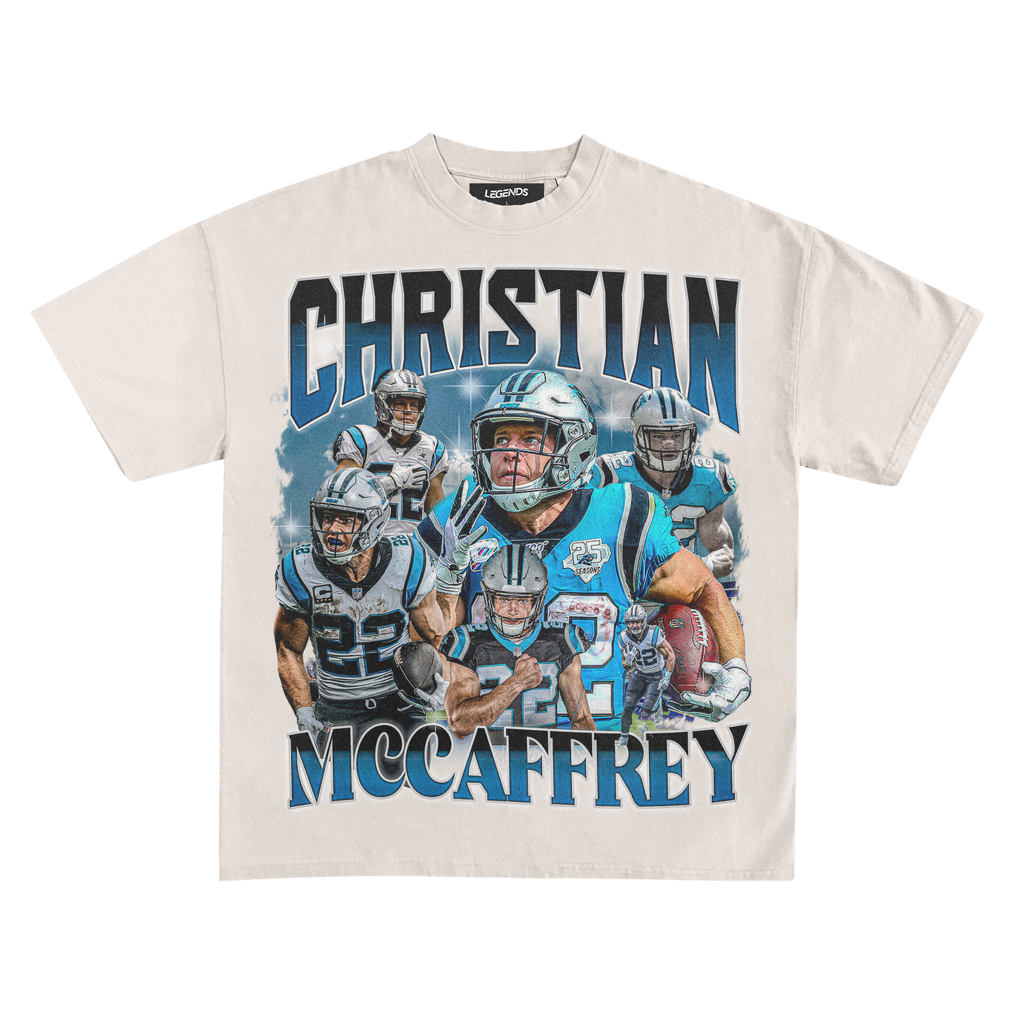 CHRISTIAN MCCAFFREY CAROLINA TEE