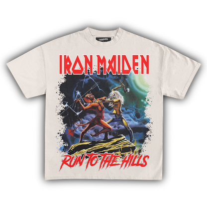 IRON MAIDEN RUN TO THE HILLS TEE