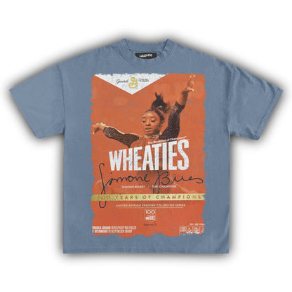 WHEATIES SIMONE BILES GOLD BOX VINTAGE TEE