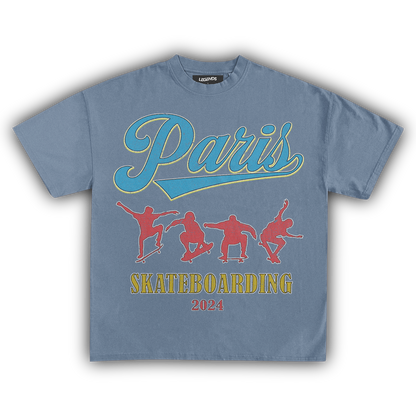 '24 PARIS SKATEBOARDING VINTAGE TEE