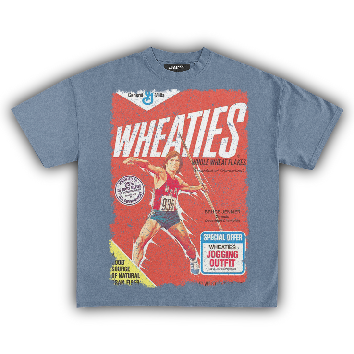 WHEATIES BRUCE JENNER 1978 VINTAGE TEE (Vol. 2)