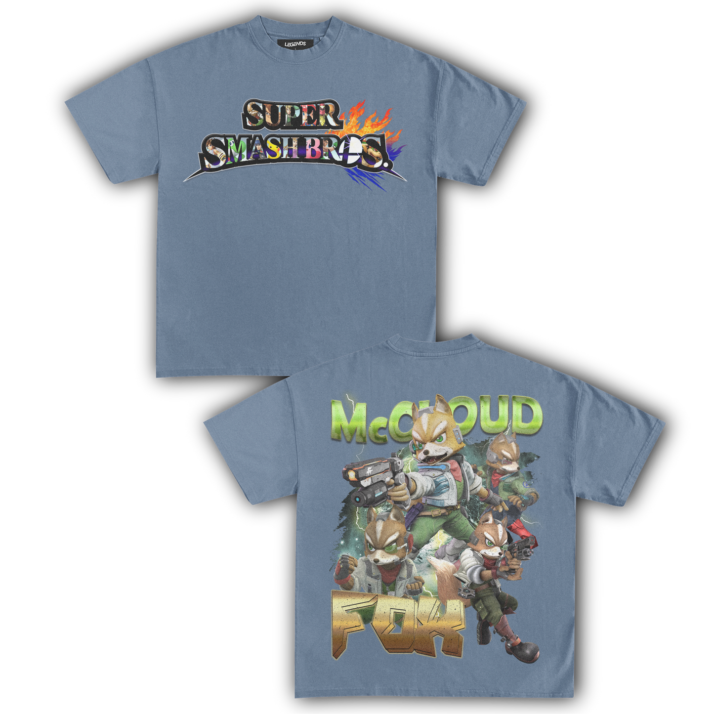 SUPER SMASH BROS FOX TEE (Double)