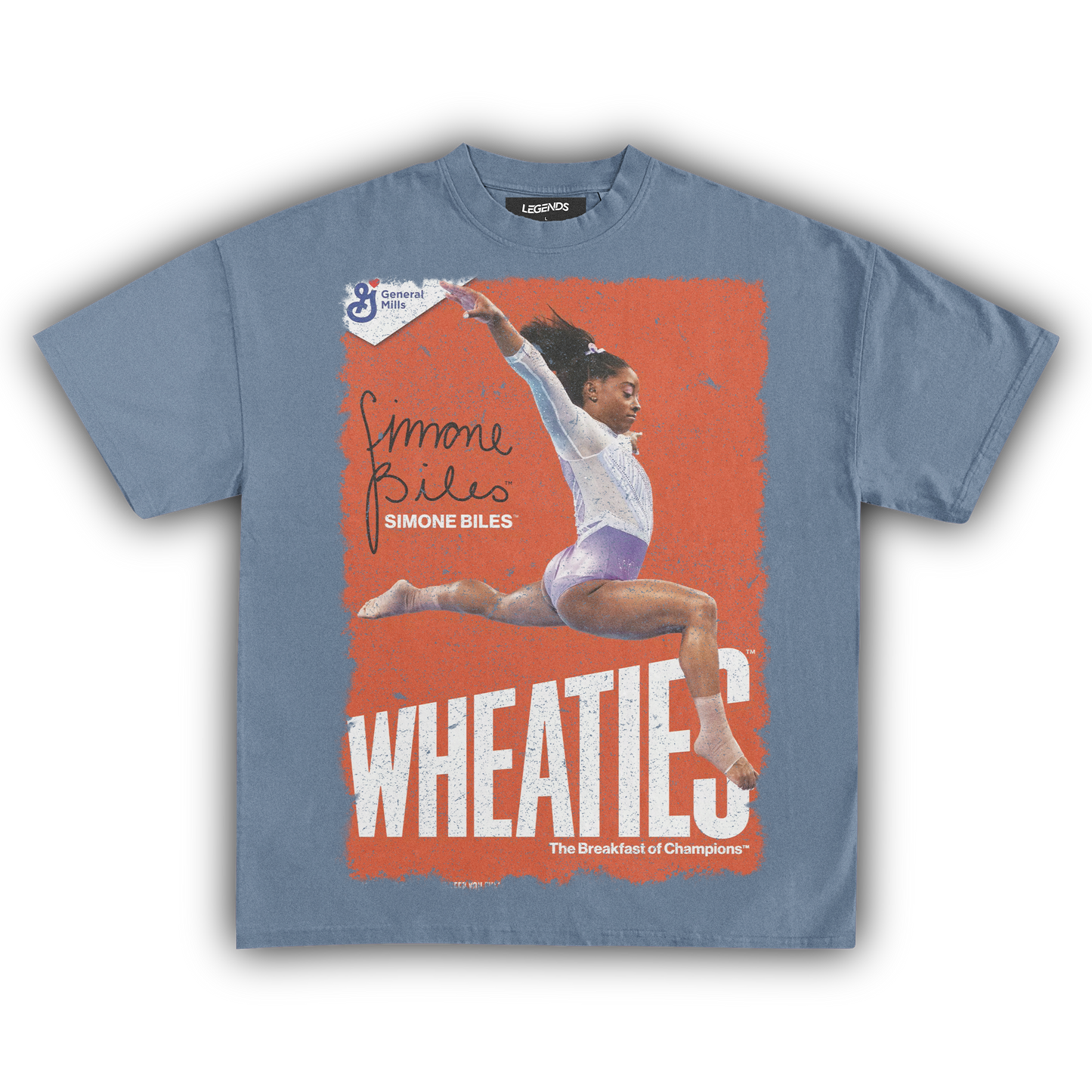 WHEATIES SIMONE BILES VINTAGE TEE