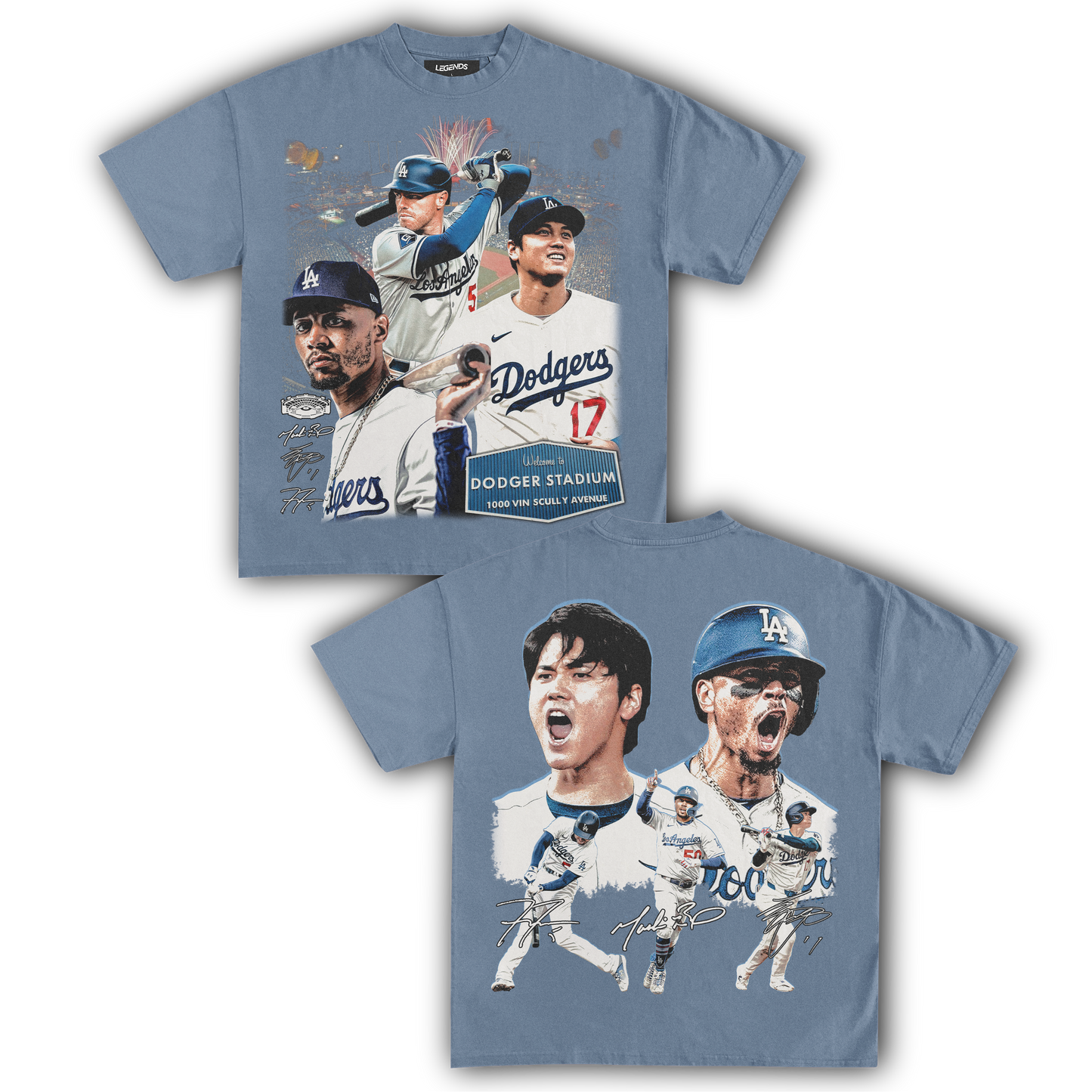 DODGERS TOP 3 MVP TEE (Double Sided)