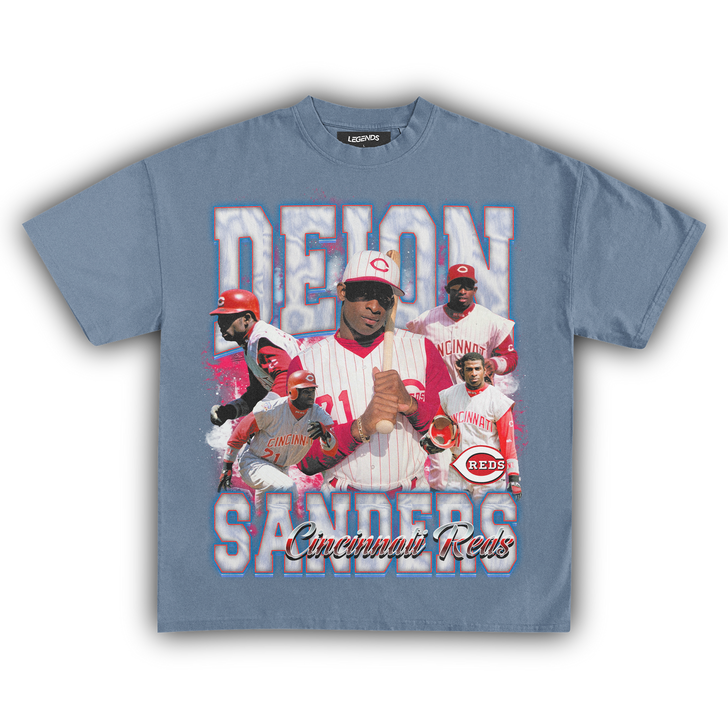 DEION SANDERS REDS TEE