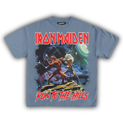 IRON MAIDEN RUN TO THE HILLS TEE