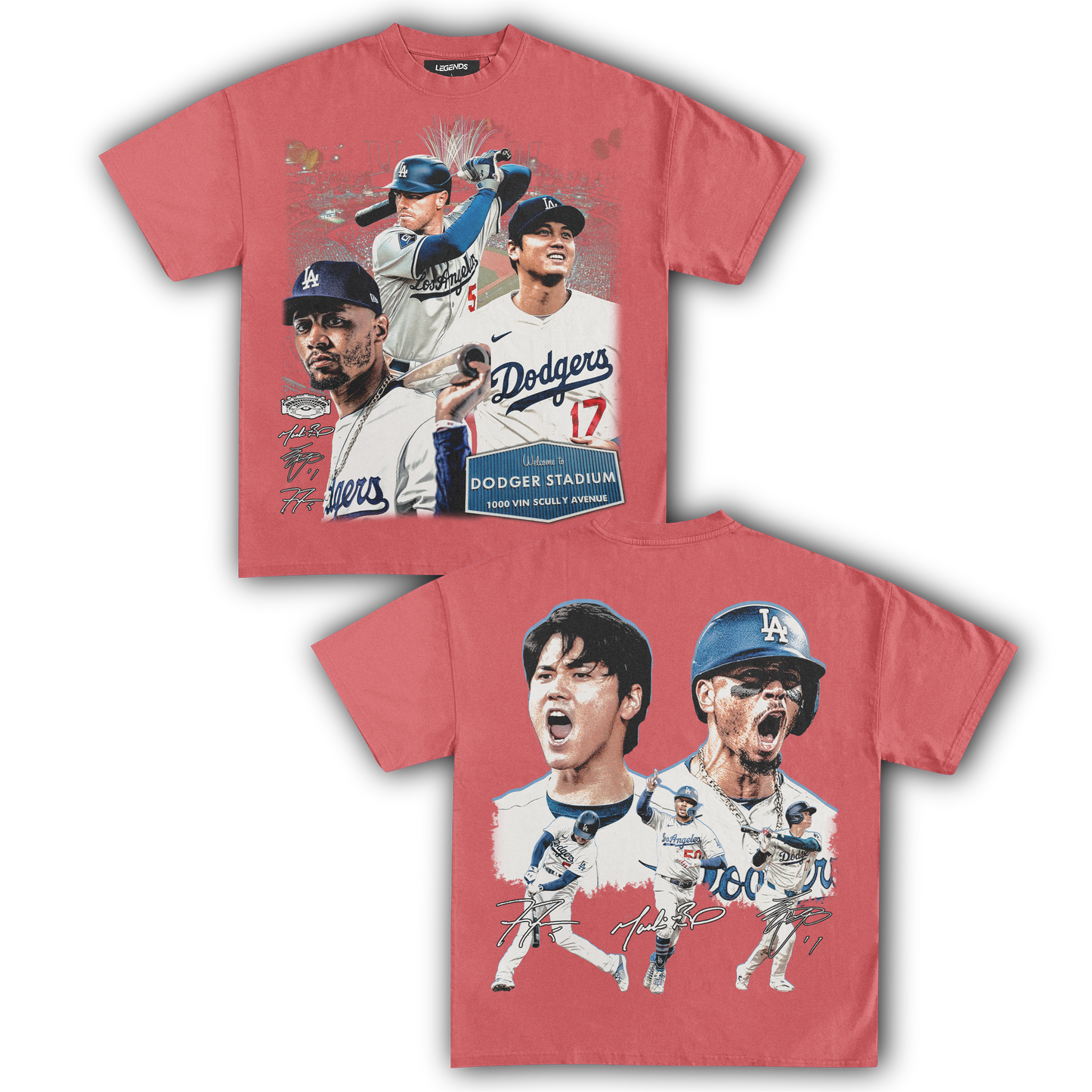 DODGERS TOP 3 MVP TEE (Double Sided)